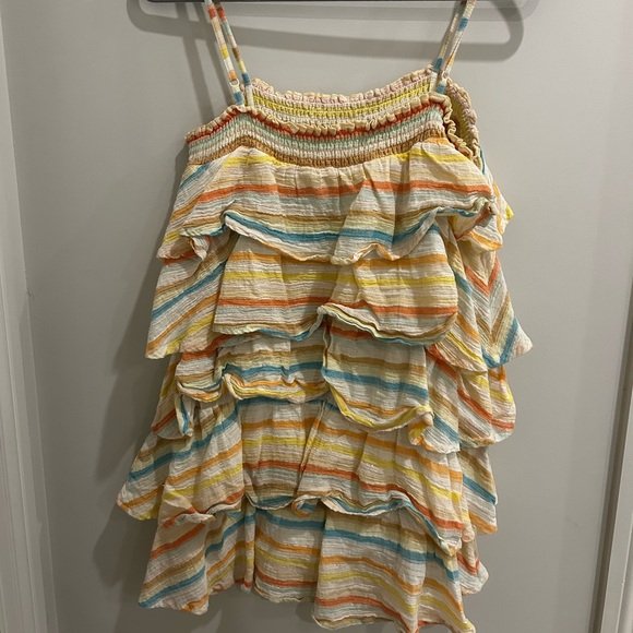 Lovers + Friends Liv Dress in Spring Rainbow Size Medium - Picture 6 of 6